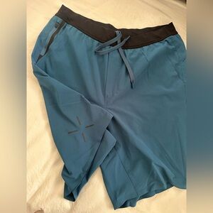 Ten Thousand Men's Athletic Shorts - Blue and Black NWOT (LINED)
